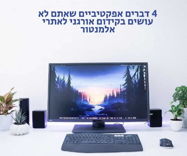 קידום אורגני לאתר אלמנטור